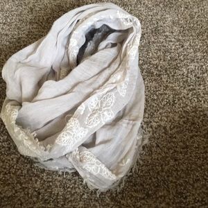 Light Grey Infinity Scarf